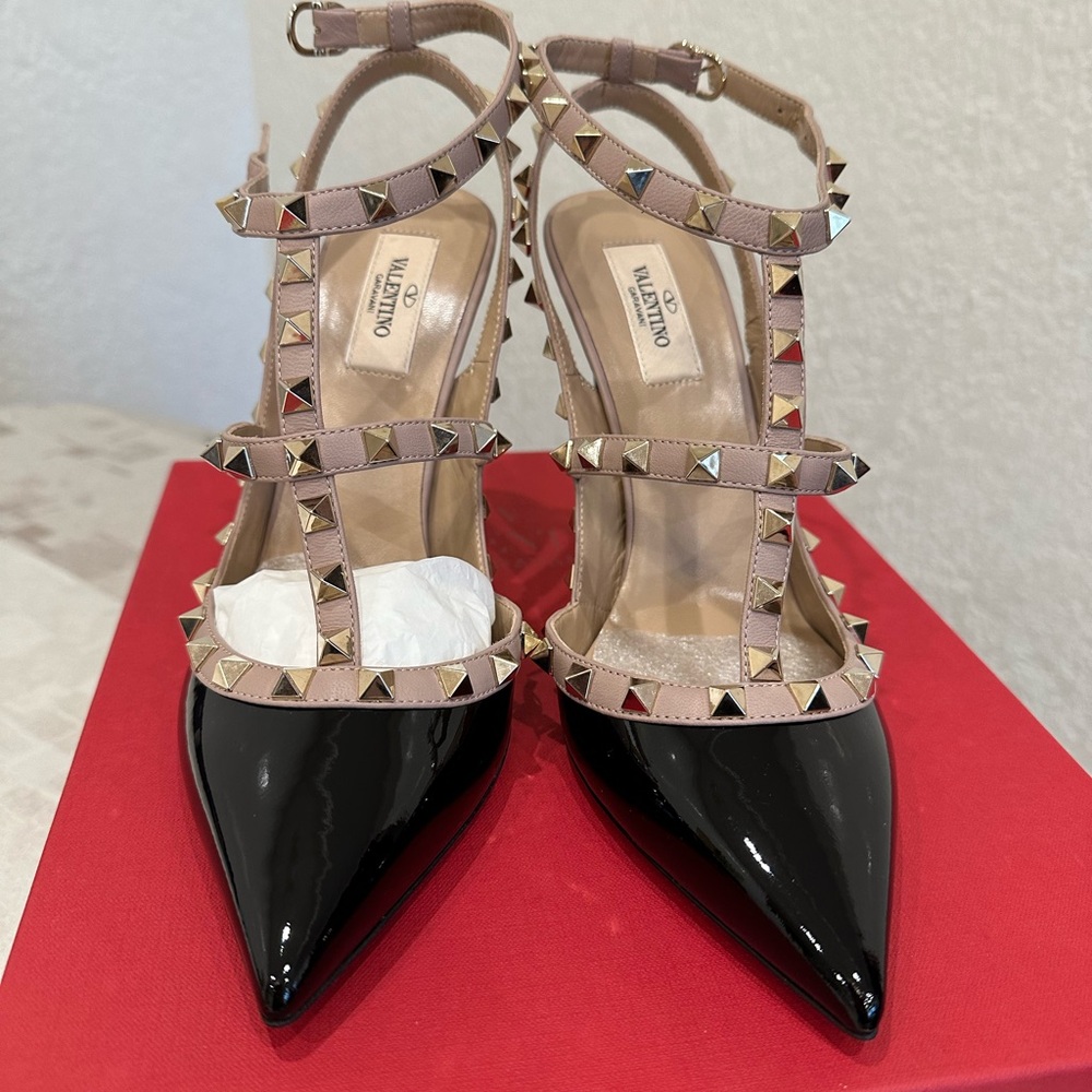 Valentino Garavani Rockstud Slingback High heel Pumps Size 40